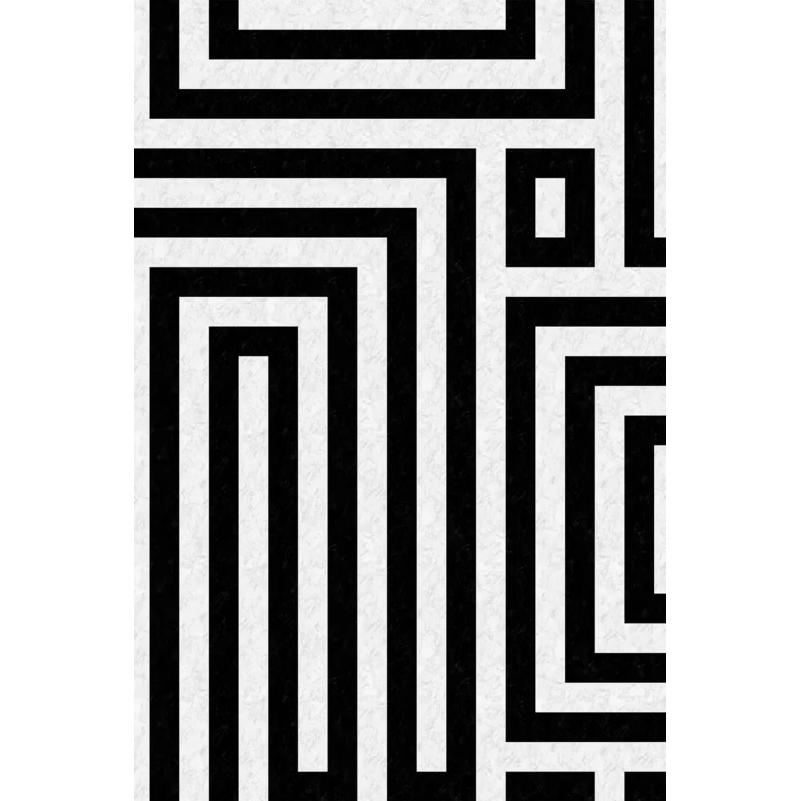 633-08 Black Osterbro Sandberg Edition Mural by Sandberg