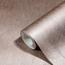 63413 Crushed Natural Opulence Brown Wallpaper By Galerie