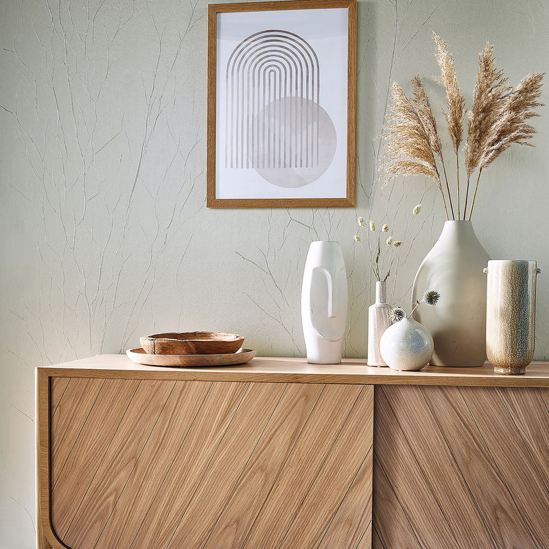 63424 Crinkle Natural Opulence Beige Wallpaper By Galerie