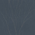 Crinkle Natural Opulence Blue Gold Wallpaper By Galerie