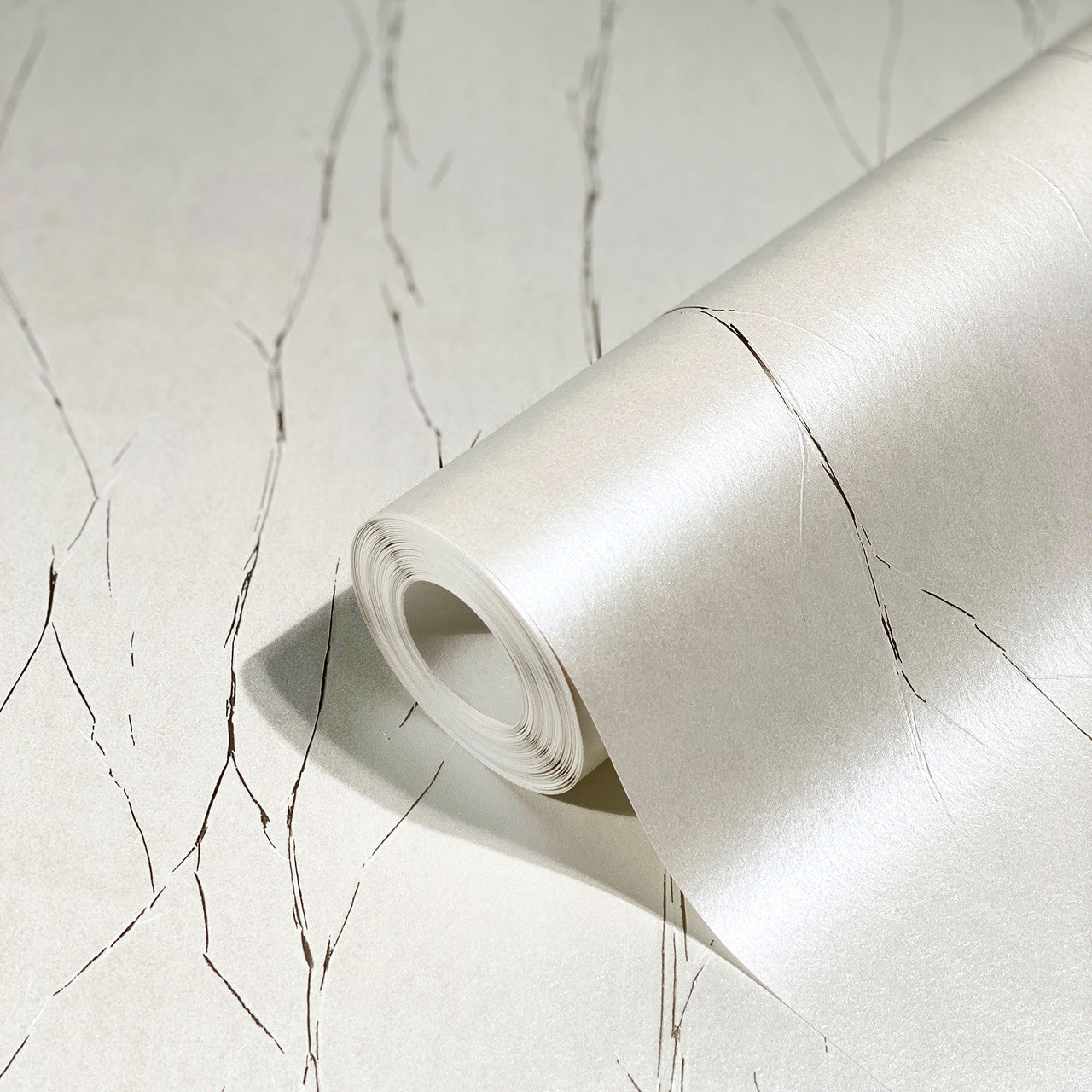 63428 Crinkle Natural Opulence Beige Wallpaper By Galerie