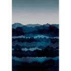 637-04 Dark Blue Midnatt Sandberg Edition Mural by Sandberg