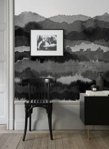 637-14 Dark Gray Midnatt Sandberg Edition Mural by Sandberg