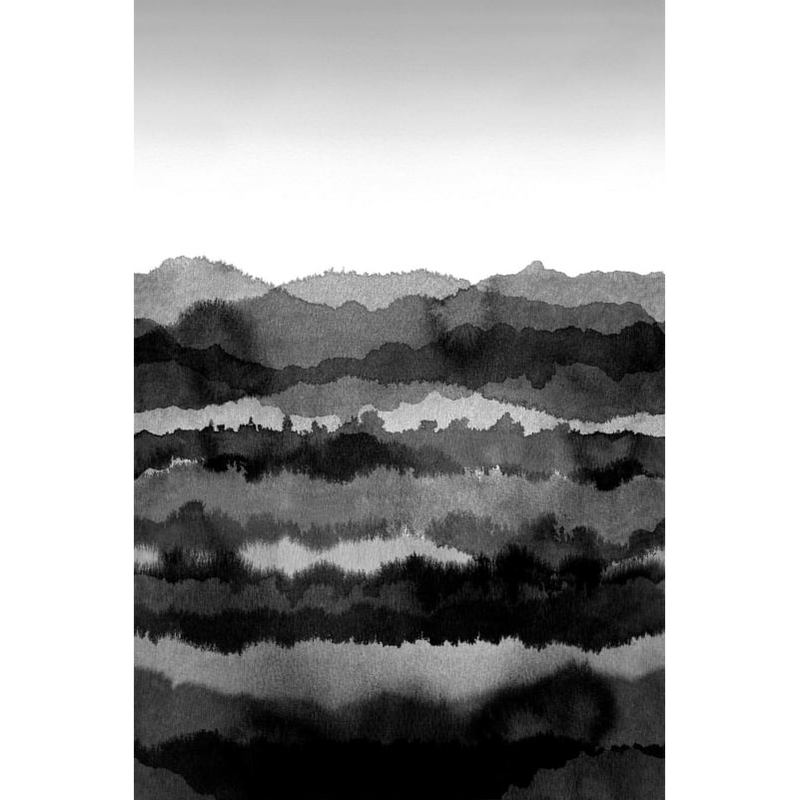 637-14 Dark Gray Midnatt Sandberg Edition Mural by Sandberg