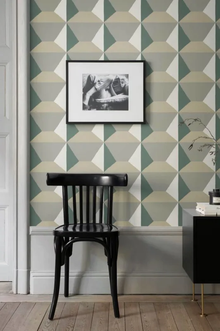 638-01 Green Ilse Sandberg Edition Mural by Sandberg