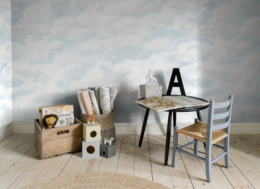 646-06 Light Blue Himmel Sandberg Edition Mural by Sandberg