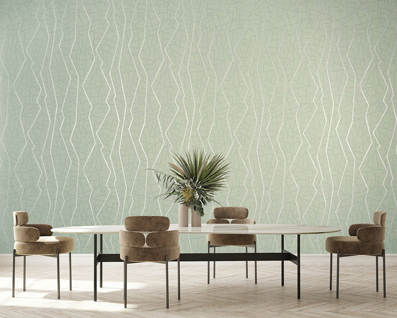 64637 Wasabi Green Connection Wasabi Green Slow Living Wallpaper By Hohenberger