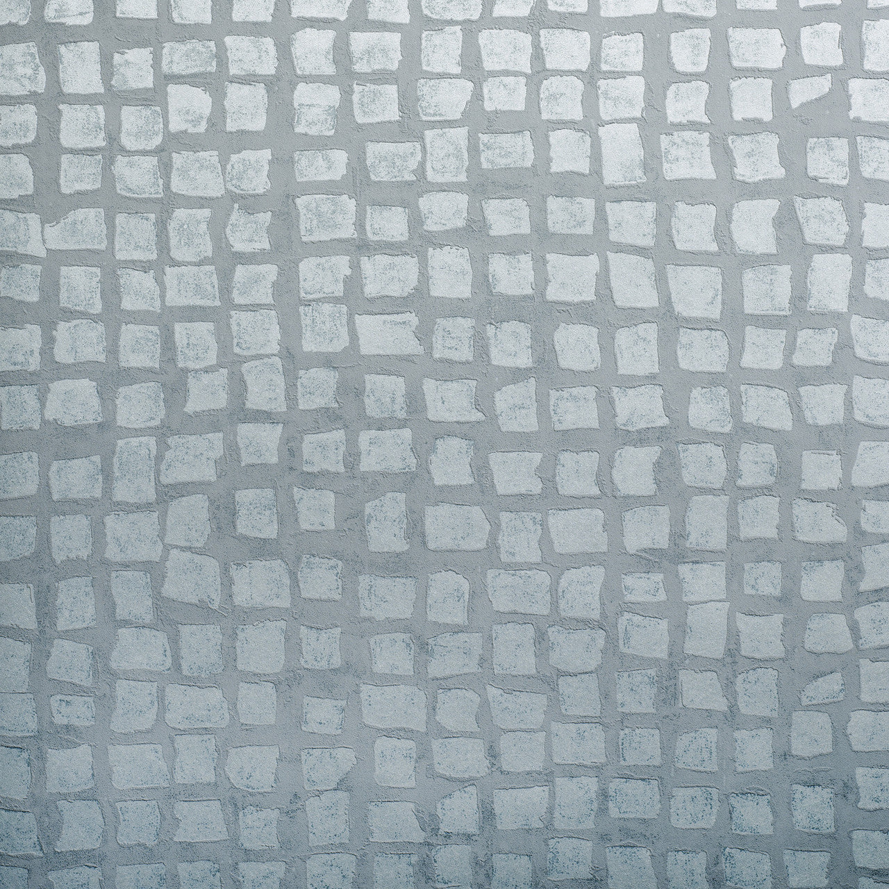 64865 Steel Blue Manhattan / Loft Tile Urban Classics Wallpaper By Hohenberger Galerie