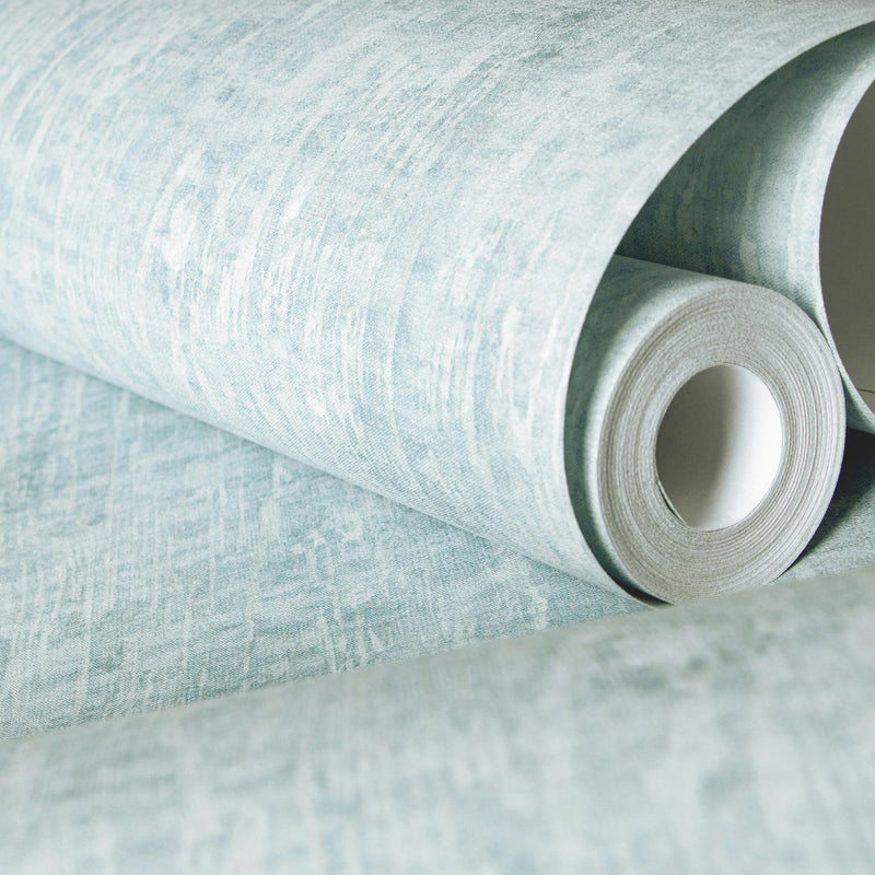 64989 Base Sky Blue Crafted Wallpaper By Hohenberger