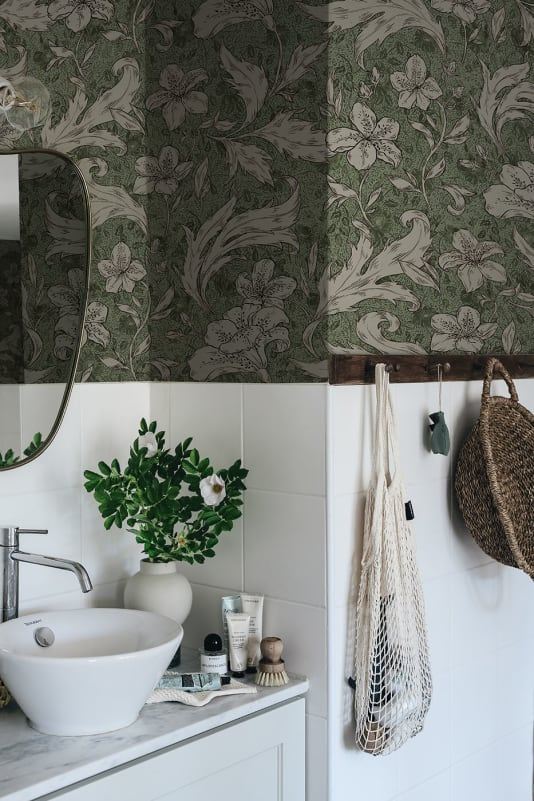 650-68 Forest Green Mattias Sandberg Edition Mural by Sandberg