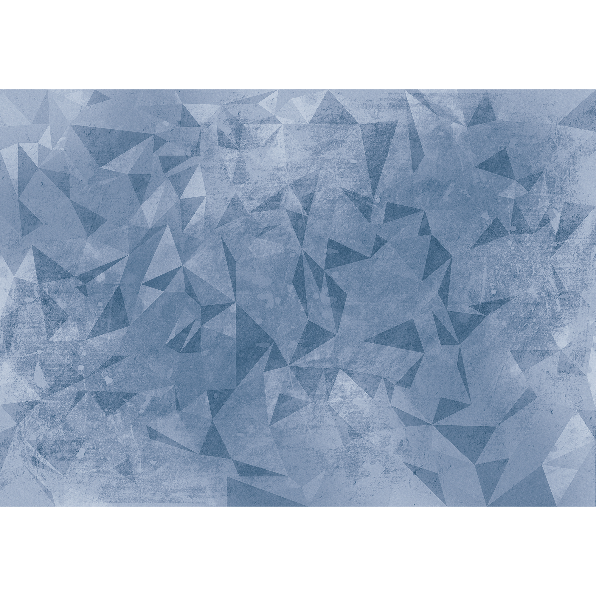 New Caleidos Blue Random Papers Mural by Coordonné
