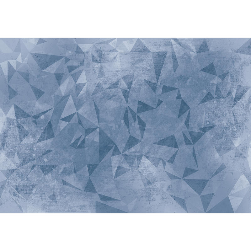 New Caleidos Blue Random Papers Mural by Coordonné