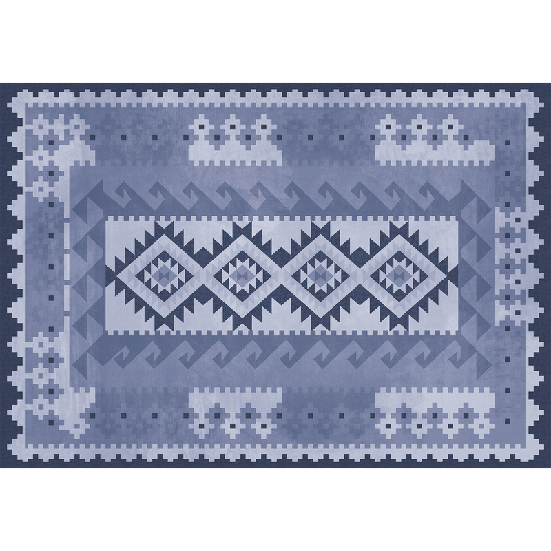 Kilim Purple Random Papers Mural by Coordonné