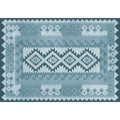 Kilim Blue Random Papers Mural by Coordonné