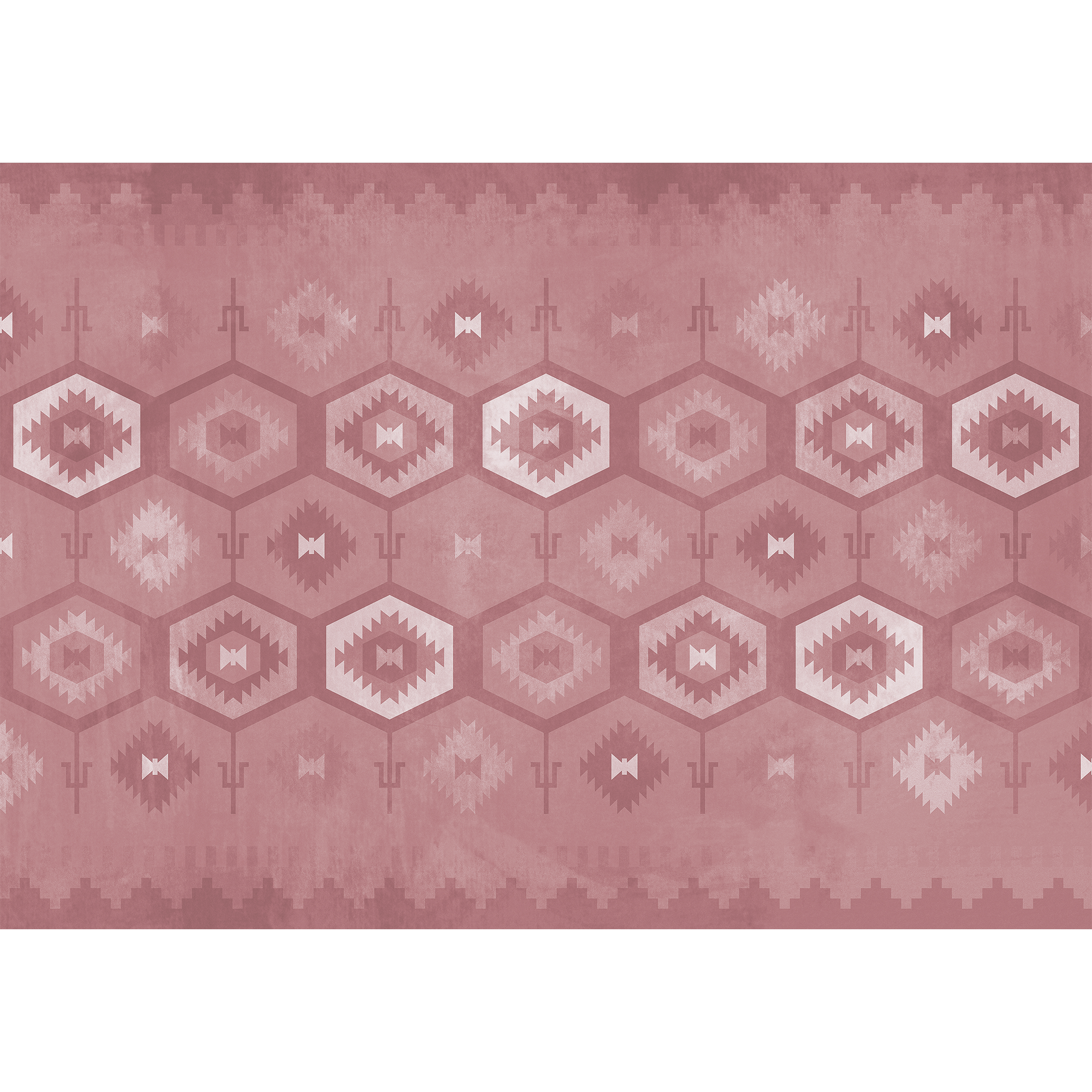 Carpet Pink Random Papers Mural by Coordonné
