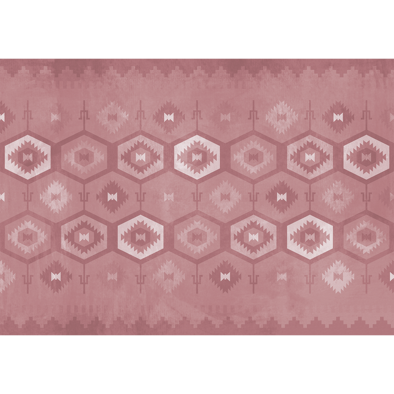 Carpet Pink Random Papers Mural by Coordonné