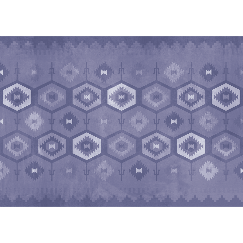 Carpet Purple Random Papers Mural by Coordonné