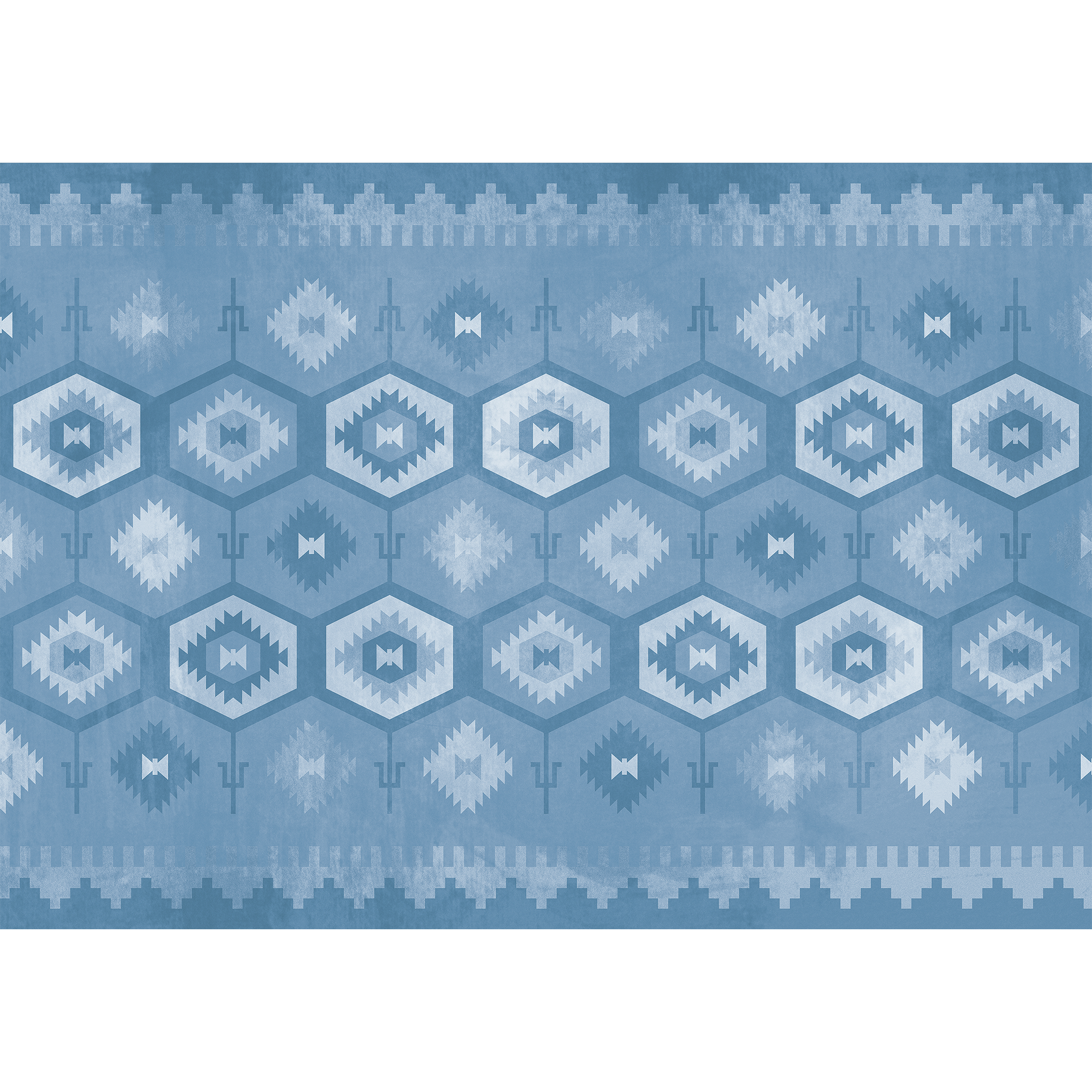 Carpet Blue Random Papers Mural by Coordonné