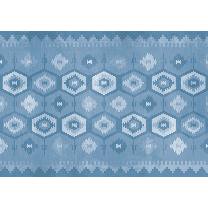 Carpet Blue Random Papers Mural by Coordonné