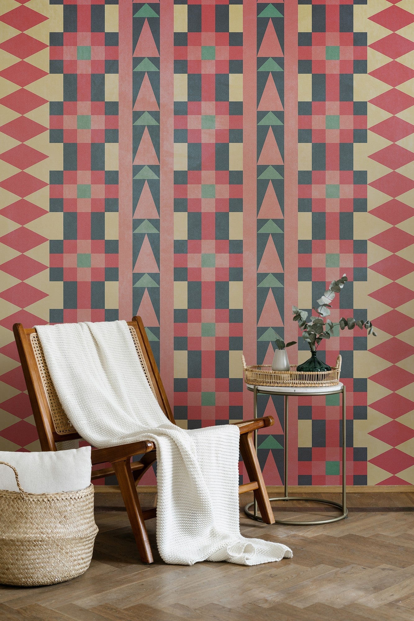 6500013 Navajo Color Random Papers Mural by Coordonné