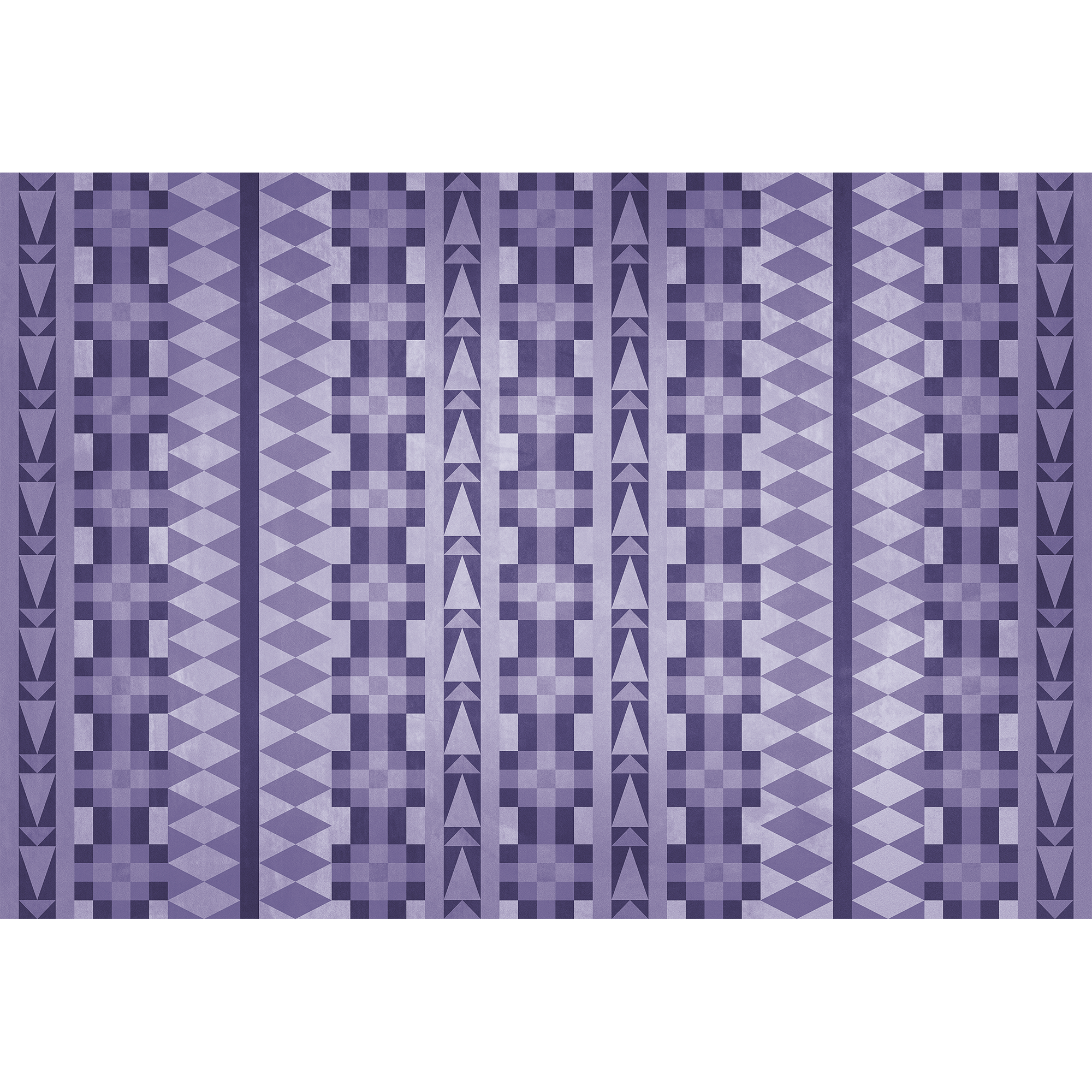 Navajo Purple Random Papers Mural by Coordonné