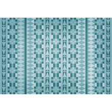Navajo Blue Random Papers Mural by Coordonné
