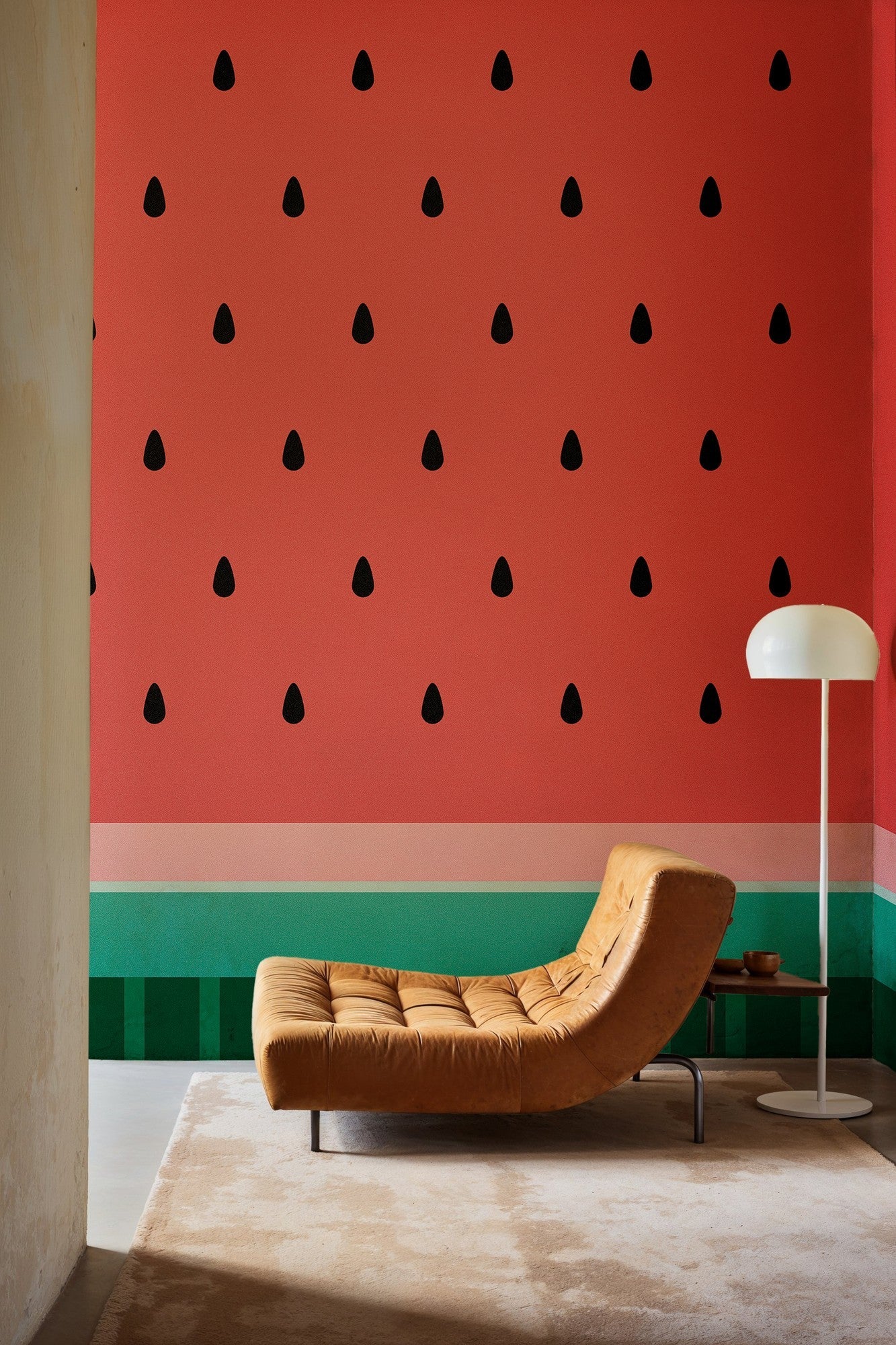 6500017 Fruit Watermelon  Random Papers Mural by Coordonné