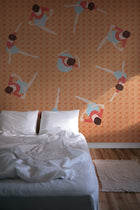 6500019 Ballerinas  Random Papers Mural by Coordonné