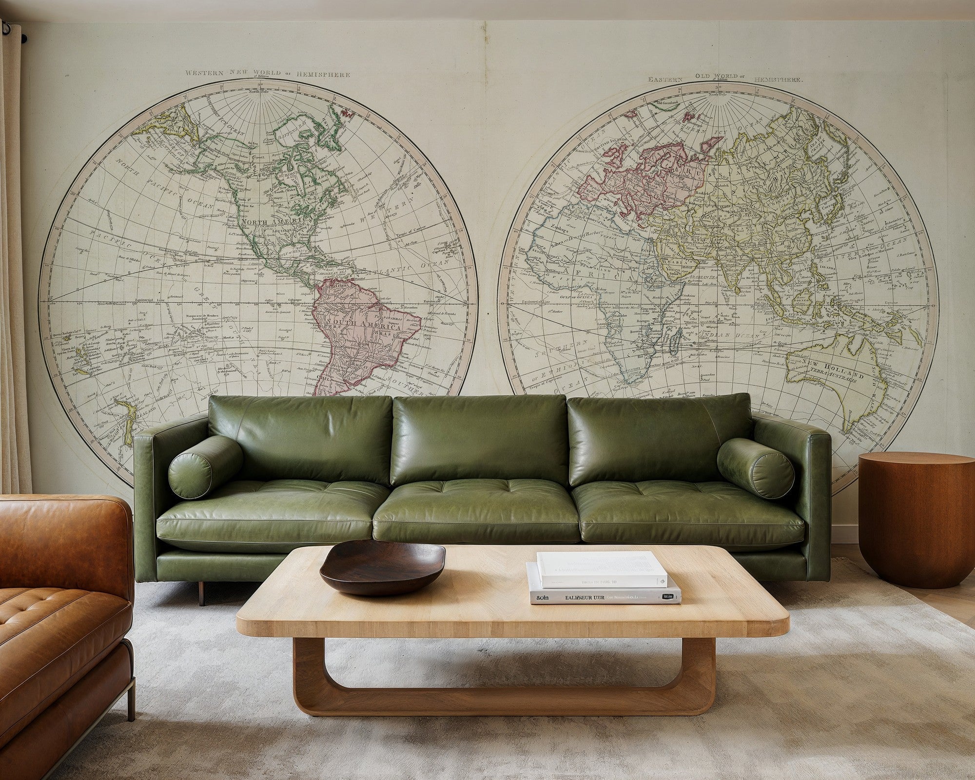 6500102 Minimal Map  Random Papers Mural by Coordonné