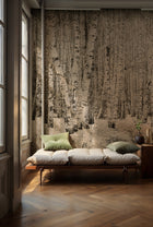 6500202 Broken Forest Sepia Random Papers Mural by Coordonné