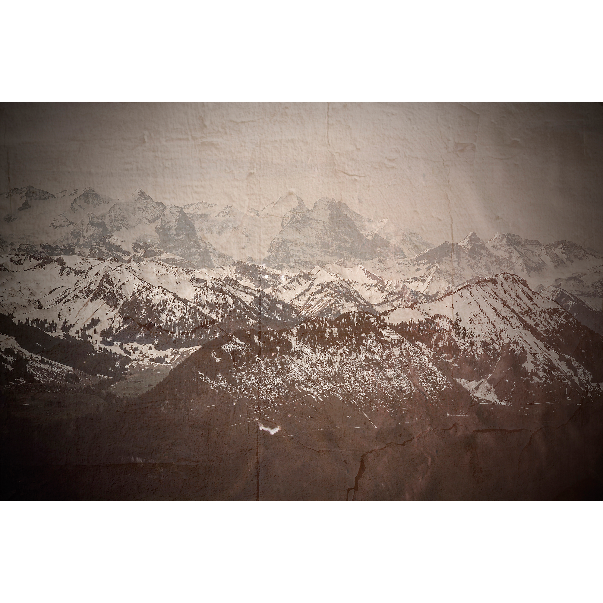 Old Landscape  Random Papers Mural by Coordonné