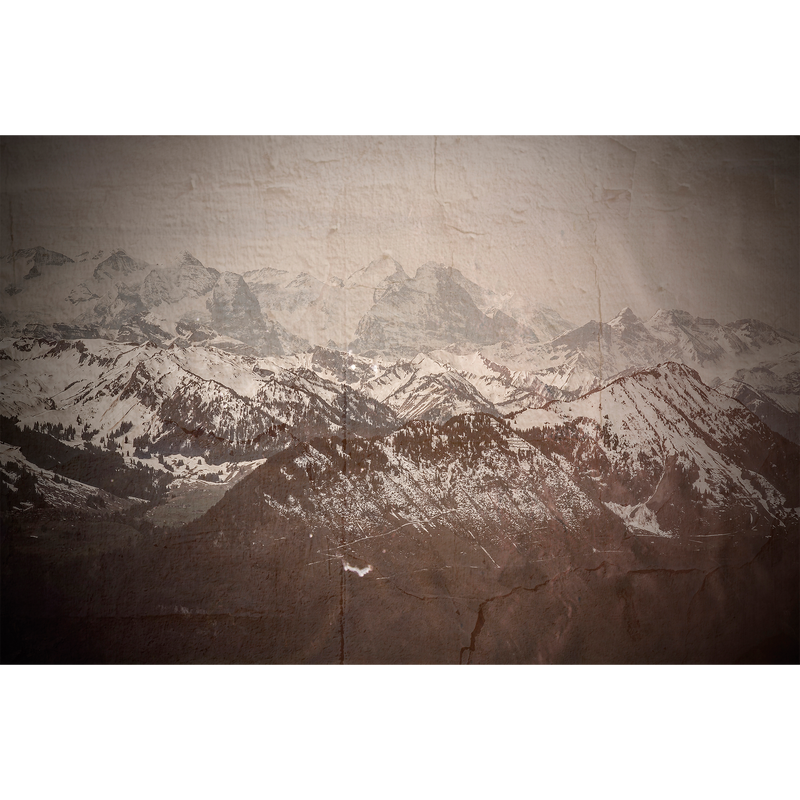 Old Landscape  Random Papers Mural by Coordonné