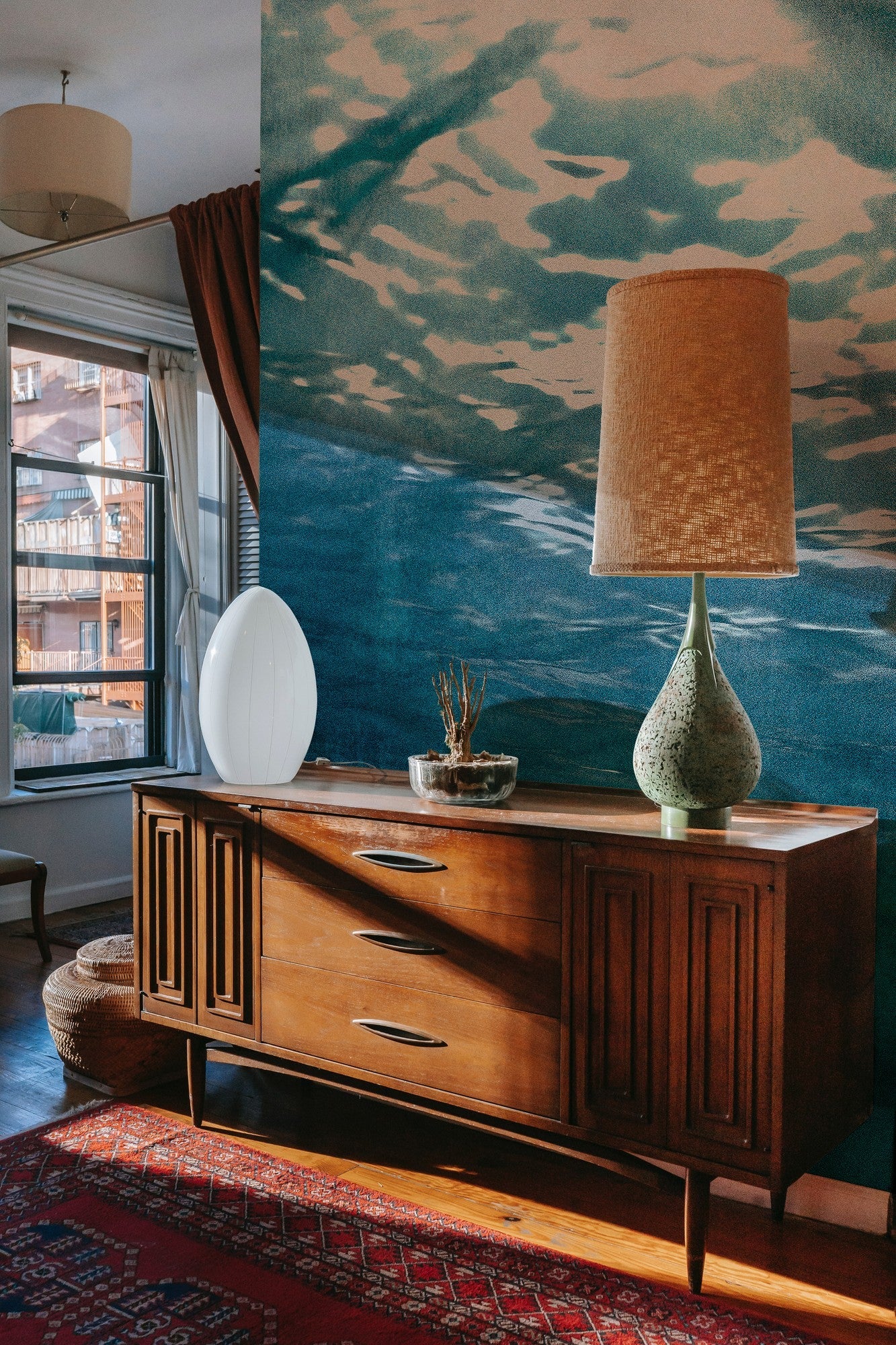 6500205 Underwater  Random Papers Mural by Coordonné