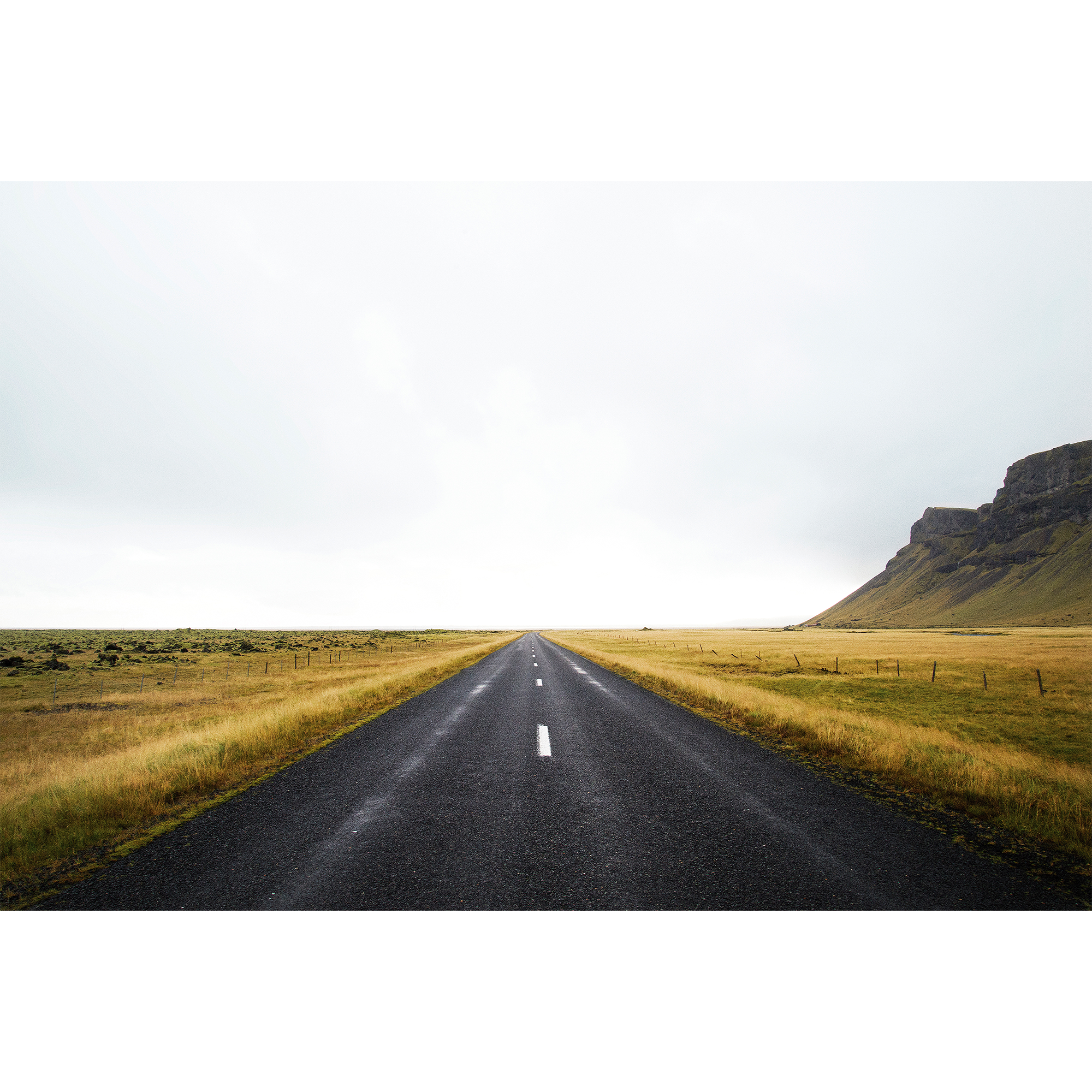 Iceland Route  Random Papers Mural by Coordonné