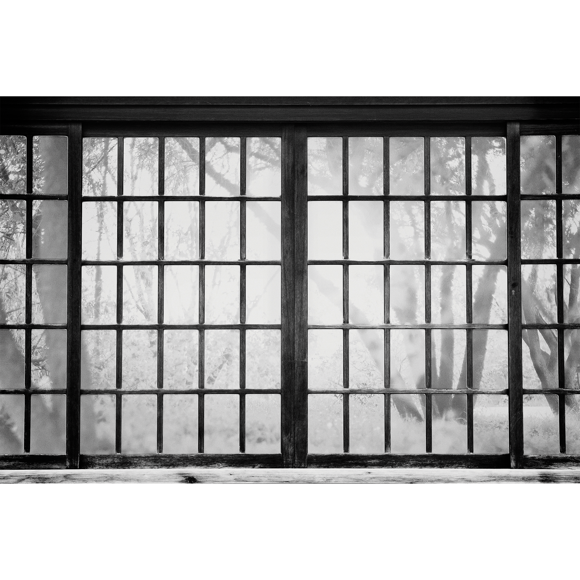 Japanese Window  Random Papers Mural by Coordonné