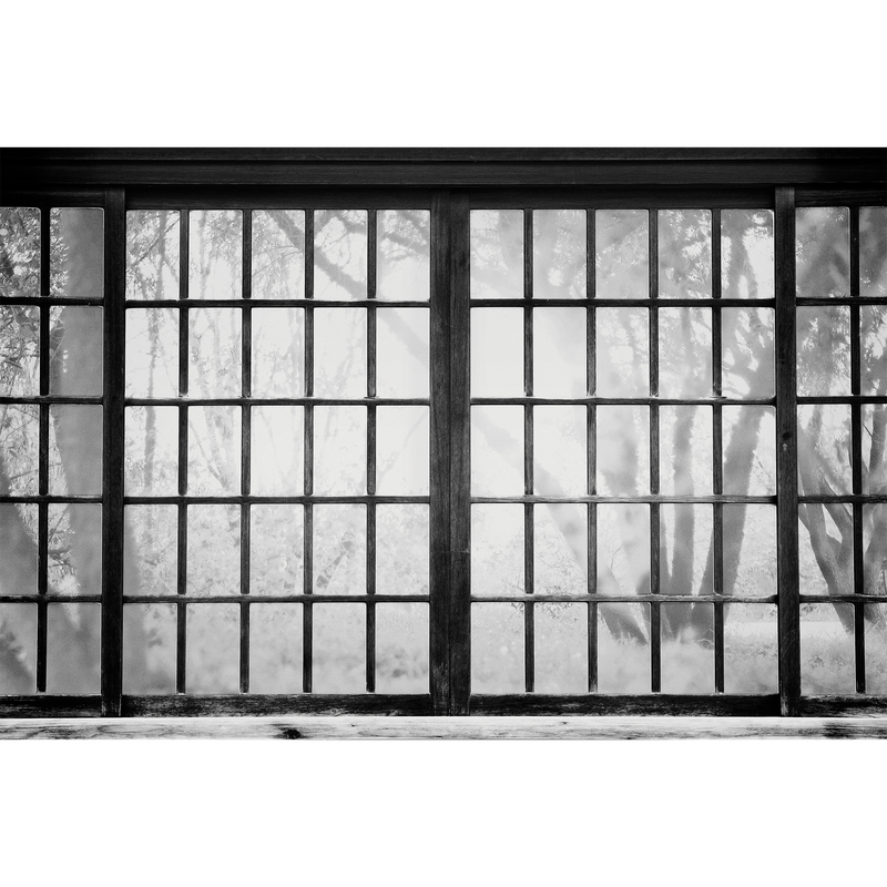 Japanese Window  Random Papers Mural by Coordonné
