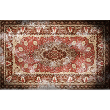 Dark Ancient Rug  Random Papers Mural by Coordonné