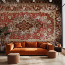 6500314 Dark Ancient Rug  Random Papers Mural by Coordonné