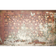 Floral Rug Red Random Papers Mural by Coordonné