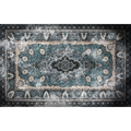 Floral Rug Blue Mural by Coordonné