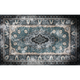 Floral Rug Blue Random Papers Mural by Coordonné