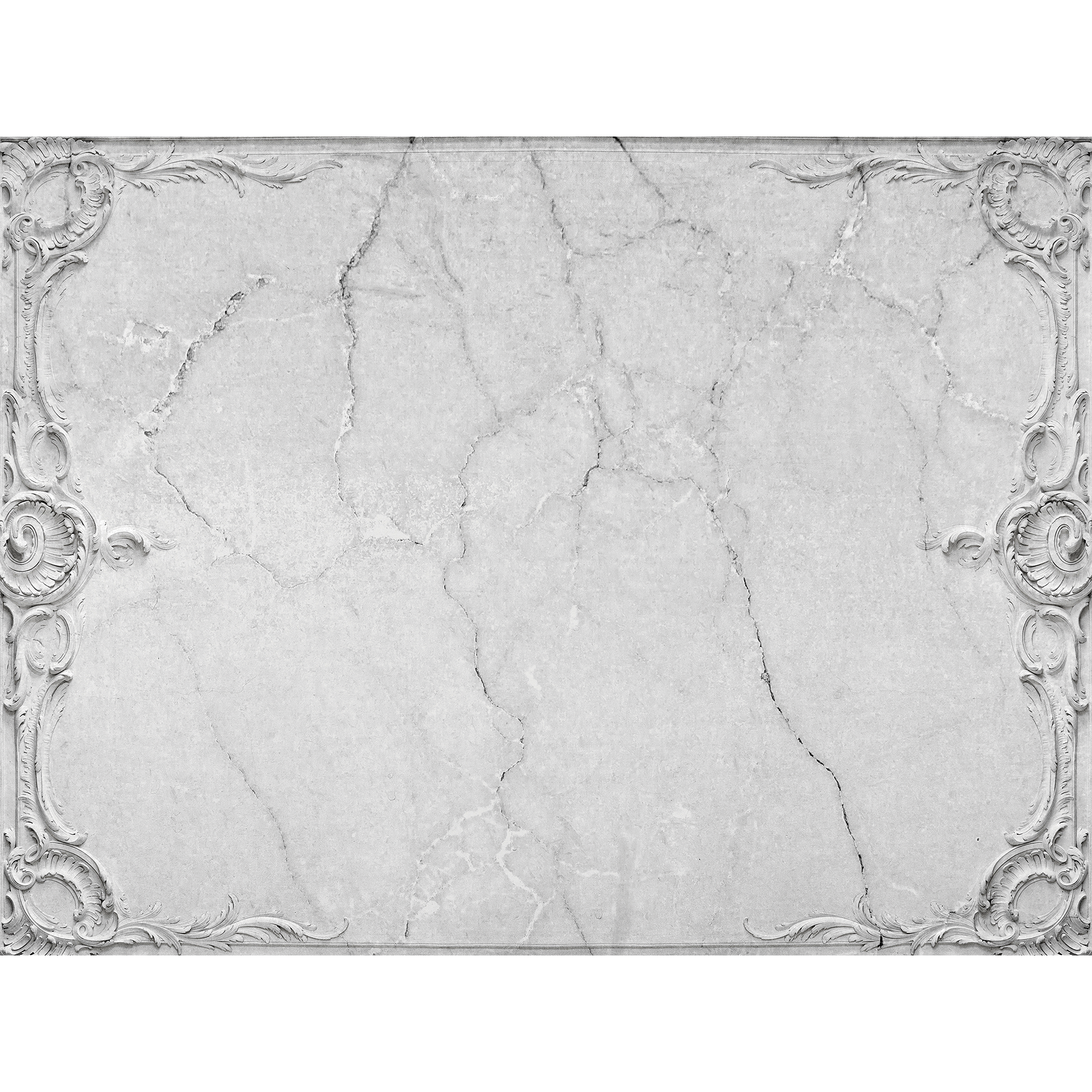 Broken Ceiling Grey Random Papers Mural by Coordonné