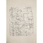 Dots Map  Random Papers Mural by Coordonné