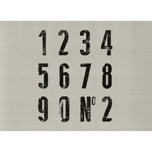 Numbers  Random Papers Mural by Coordonné