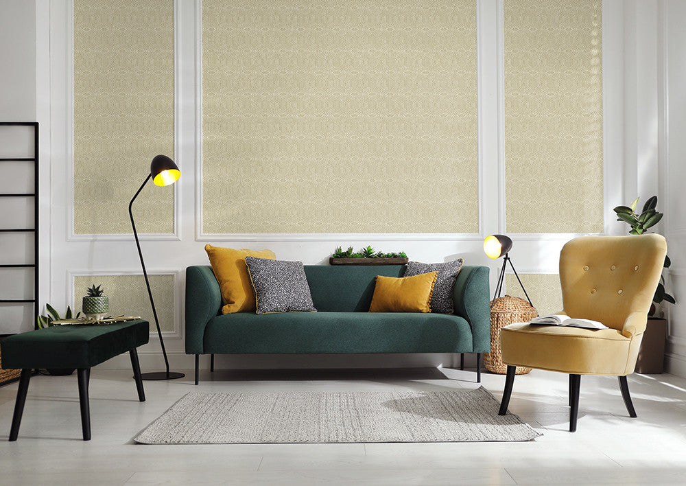 65007 Greek Tile Oak Apple Feel Wallpaper By Hohenberger