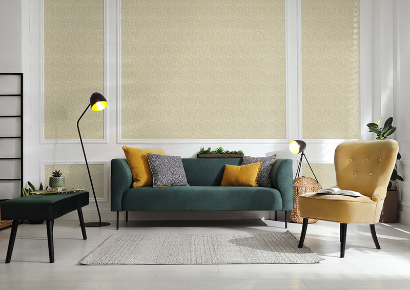 65007 Greek Tile Oak Apple Feel Wallpaper By Hohenberger