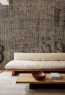 6500804 Sacking Natural Random Papers Mural by Coordonné