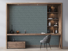 65009 Greek Tile Black Blue Feel Wallpaper By Hohenberger