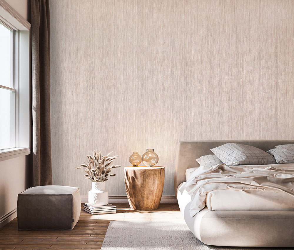 65045 Curtain Salmon Feel Wallpaper By Hohenberger