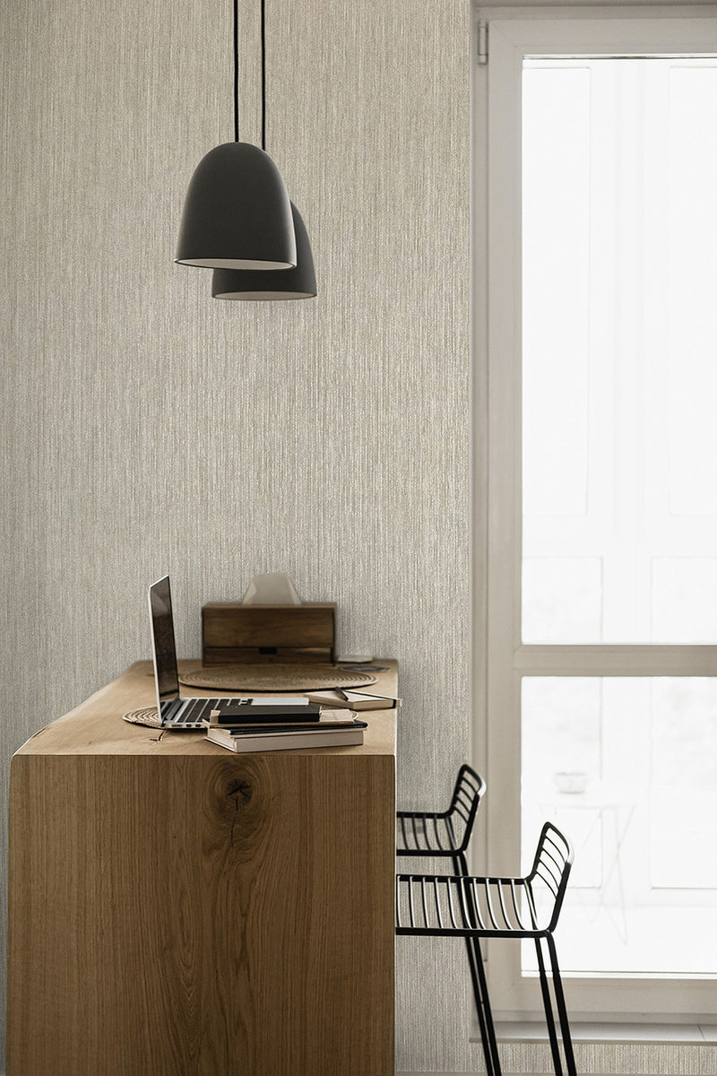 65049 Curtain Beige Feel Wallpaper By Hohenberger